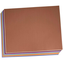Skole Smart Railroad Board 4-lags 22 x 28 tommer assorterede farver 100 boards - 1485740