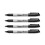 SHARPIE Extreme Permanent Markers  Fine Point  Black  4 Count 4
