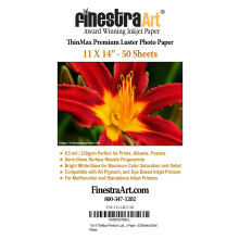 11"""" x 14"" ThinMax Premium Luster inkjetfotopapier - 50 vellen