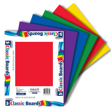 ArtSkills 11"""" x 14"""" plakat Board School og h?ndv?rksartikler Fed assorteret 5-pack