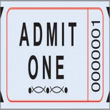 PREMIER SOUTHERN TICKET Einzelticketrolle 2"""" x 1"""" Blau