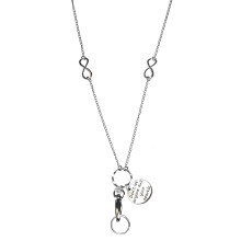 Unique Personilized Charm Stainless Steel Strong Women's Lanyard ID Badge Card Holder Teacher Nurse Cruise Keys Phone (Don't Let Any One Dull Your S