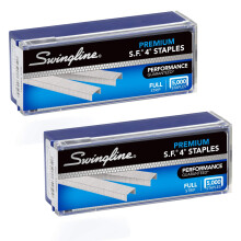 Swingline Heftklammern, 2er-Pack SF 4 Premium f   r Tischheftger   te, 1/4 Zoll L   nge, 210/Streifen, 5000/Karton (35450)