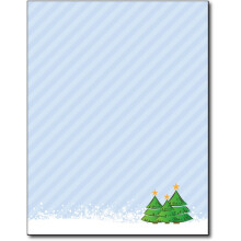 3 Trees Holiday Brevpapper - 80 ark