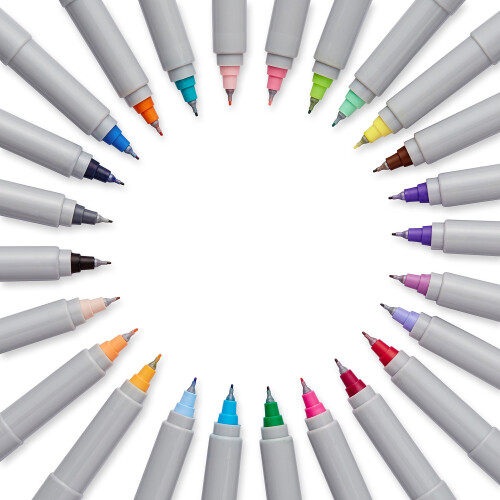 Sharpie ??????? ?a??ad???? Sharpie Ultra Fine Point, ???????a ?????t??, 24 ?e????a 2