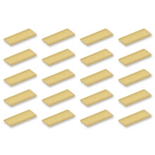 SHOP AWARDS AND GIFTS 7/16 Inch Gold Service Bar Chenille Lapel Pin Sports Team Varsity Letterman Jacket Achievement Recognition Bulk Pack of 20