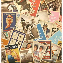 2 Set Vintage Retro Old Travel Cartes postales pour la valeur de collection de cartes postales vintage collectionner Pack de vrac 64 PCS