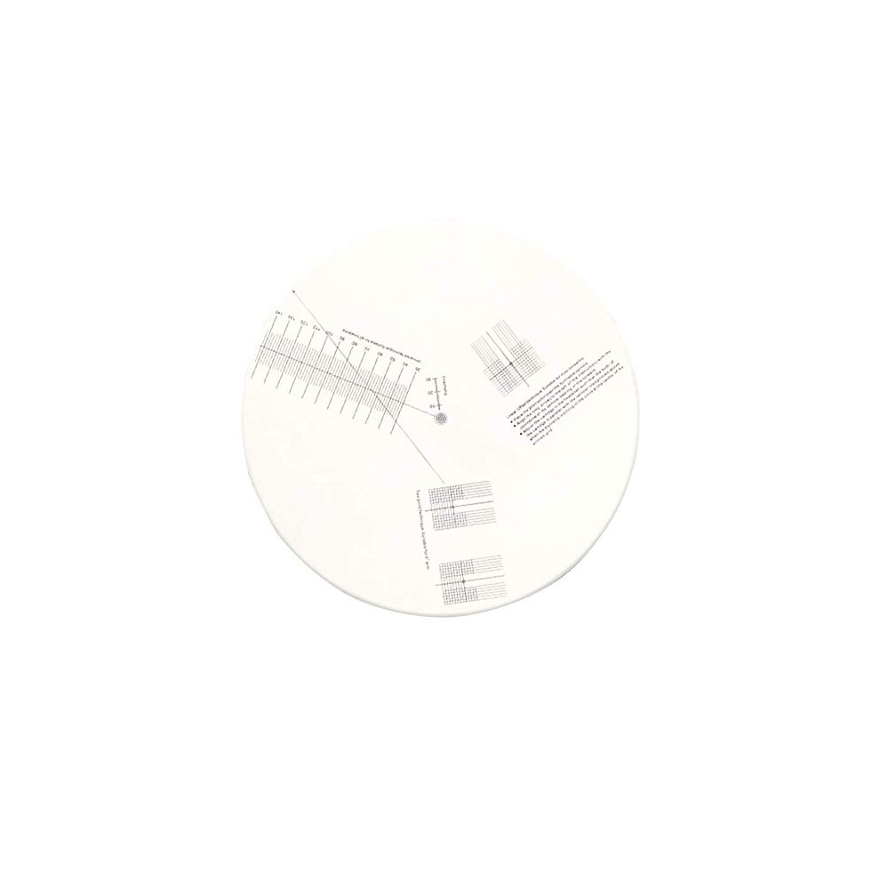 Turntable Cartridge Alignment Protractor Mat Anti-Sliding Lp Vinyl Record Pickup Calibration Plate Distance Gauge Protractor Adjustment Tool Ruler Fo 698100207513