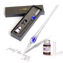 Glas-Tintenstift, Glas-Federfeder-Set     Kalligraphie-Stift, Signatur-Stift, Schreiben, Weihnachtsgeschenke, Gesch   ftsgeschenke, Feiertagsgeschenk