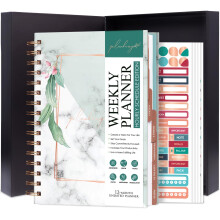 Planberry Time Planl?gning Planner Premium - udateret ugentlig arrang?r med tidsslots & m?nedligt budget - Tidsstyringsm?lindstilling til Do List
