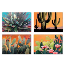 Cactus Postkort - 4 x 6 Western Desert Postkort - 40 Desert Cactus postkort (assorteret)