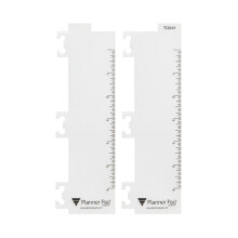 Planner Pad Seasons Spiralbundet Page Finder Combo Pack Clear Vinyl 2 x 8 - (Kun til brug i en Seasons Planner)