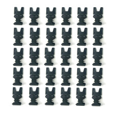 Metal POP Clip Sign Stand Holder Br?d Butik Prism?rke Kortholder Reklame Display Clip Holder (Sort 30Pak)