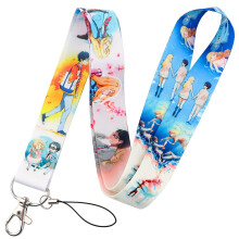 Pinstant Your Lie in April Manga Anime Naoshi Arakawa Shigatsu wa Kimi no Uso 17.7"""" Neck Lanyard Keychain Holder ID Badge Mobile Phone Pin Strap