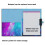 Cute Clipboard Folio with Refillable Lined Notepad and Interior Storage Pocket for Office Stylish A4 Foldable Clipfolio - Nebula Galaxy 4