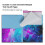 Cute Clipboard Folio with Refillable Lined Notepad and Interior Storage Pocket for Office Stylish A4 Foldable Clipfolio - Nebula Galaxy 3