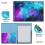 Cute Clipboard Folio with Refillable Lined Notepad and Interior Storage Pocket for Office Stylish A4 Foldable Clipfolio - Nebula Galaxy 2