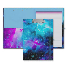 Aranyos vglapflia jratltheto blelt jegyzettmbbel s belso trolzsebbel az irodai stlusos A4-es sszehajthat klipflihoz - Nebula Galaxy