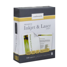 Carta per stampanti laser e a getto d'inchiostro Southworth, 8,5"""" x 11"""", 28 libbre, bianco brillante, 550 fogli (91723-01)