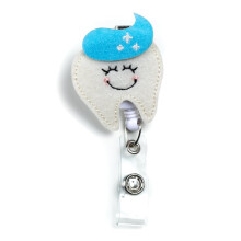 Nurseology Nurse Badge Reel Retractable - Nursing Name Badge Holder - Felt Badge Reel for Nurses Students & Teachers - Cute Badge Reels for Nurses -