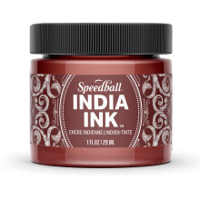 Speedball India Ink Brown Quartz 1-ounce