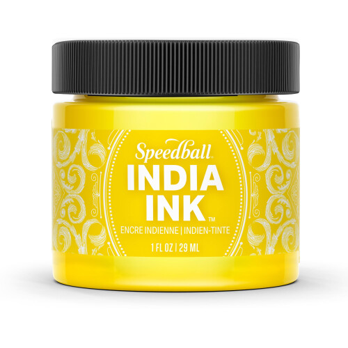 Speedball India Ink Canary 1 uncia