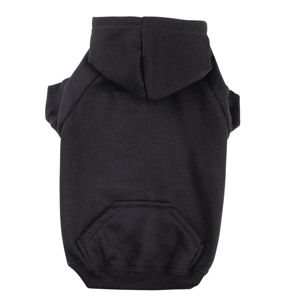 Sweat     capuche basique Zack & Zoey pour chiens 76 cm XX-Large Noir de jais