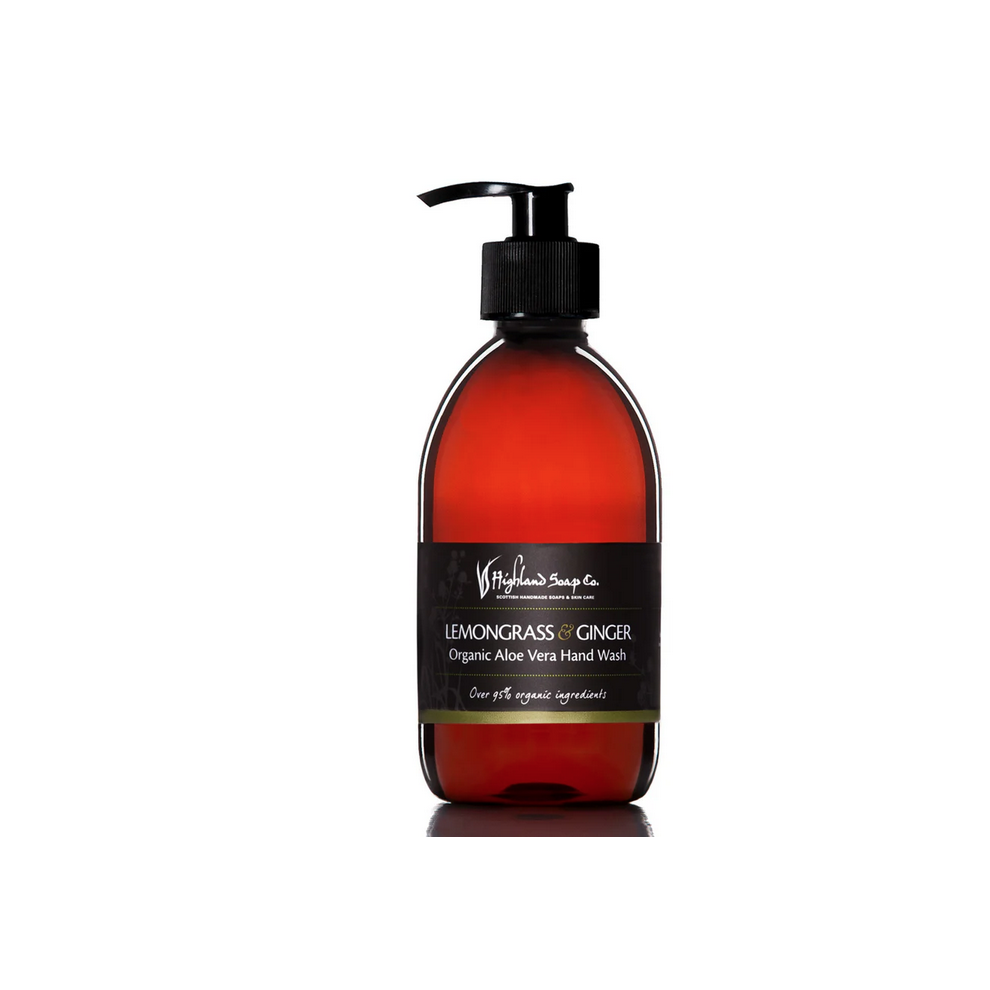 The Highland Soap Company Highland Soap Co Scottish Lemongrass And Ginger Organic Aloe Vera Hand Wash