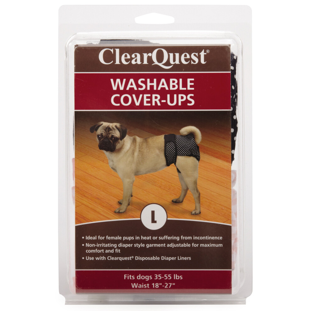Couches pour chien ClearQuest, protection contre l'humidit    et les taches, lot de 2