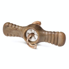 Benebone Pawplexer Interactive Treat Dispensing Tough Dog Puzzle Chew Toy  Made in USA  Medium  Real Bacon Flavor