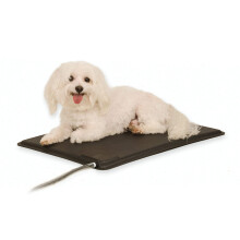 Productos de mascotas K&H Lectro -kennel al aire libre con almohadilla para perros al aire libre rgido rgido rgido plstico almohadilla resistente