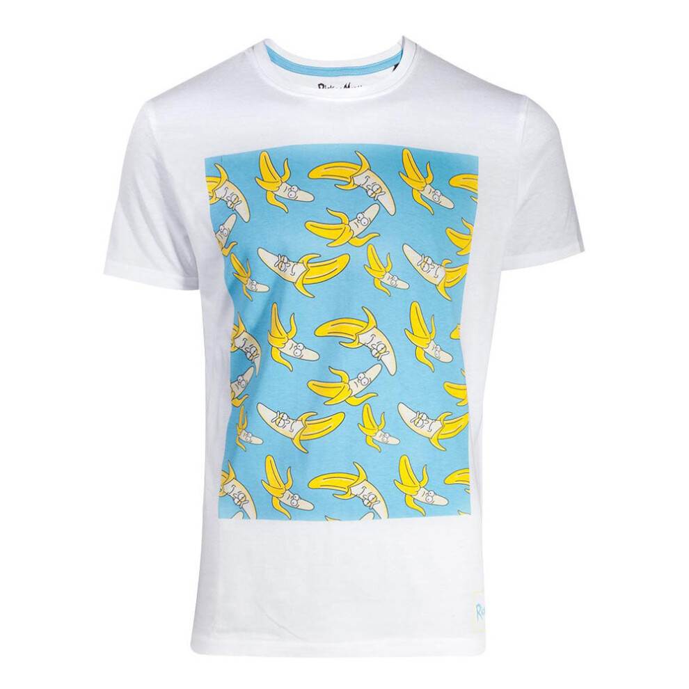 (S) RICK AND MORTY Banana Cream T-Shirt, Male