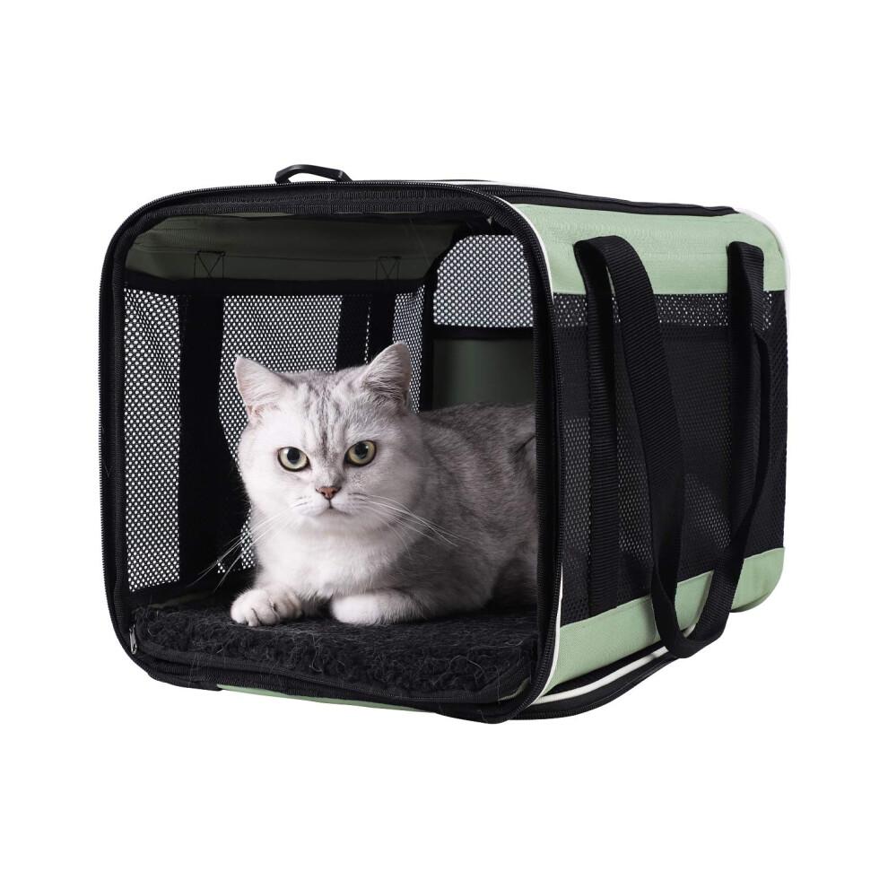 Cage de transport Petisfam facile     charger pour chats de grande et moyenne taille (2 chats et petits chiens) avec panier confortable. Facile     t