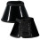 HORZE Bell Boots with Glitter - Black - L 1