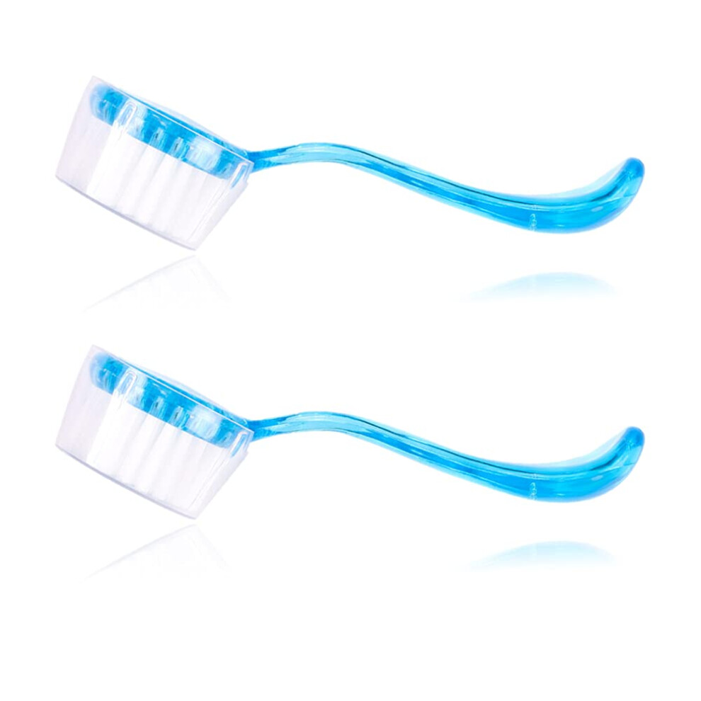 Woledoe - Spazzola Per Il Bagno Con Riccio E Pettini Per Massaggi A Forma Di Maiale D'india, Accessorio Per La Pulizia Di Animali, Ideale Per Criceti, Alianti Di Zucchero, Coniglietti, Furetti, Ratti, Cincillà, Colore: Blu-image