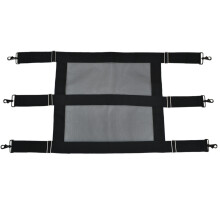 vomvomp Adjustable Horse Stall Guard Keep Horse Securely in Stall with Mesh Allow Air Flow