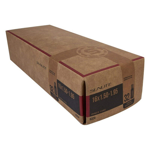 Sunlite Thorn Resistant Schrader ventilr?r 16 x 1,50-1,95"""" / 32 mm sort