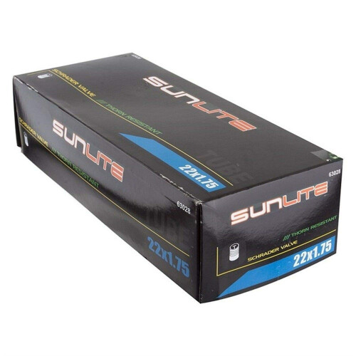 Sunlite Thorn Resistant Schrader ventilr?r 22 x 1,75 / 32 mm sort