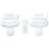 Schutt Varsity Schlitz-H   ftpolster-Set, 3-teilig, Wei    Varsity 1