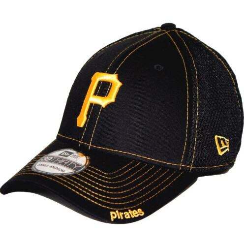 New Era MLB Pittsburgh Pirates Neo Fitted Baseball Cap  Black  Medium/Large
