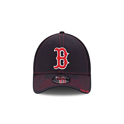 New Era MLB Boston Red Sox Neo Fitted Baseball Cap  Navy  Medium/Large 1