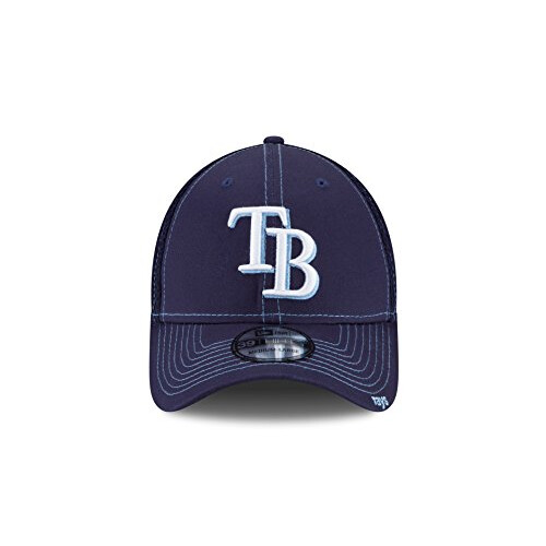 New Era MLB Tampa Bay Rays Neo Fitted Baseball Cap  Light Navy  Small/Medium 1