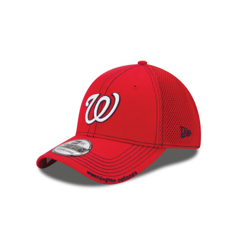 New Era MLB Washington Nationals Neo Fitted Baseball Cap Scarlet Small/Medium