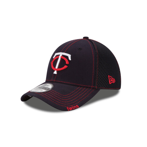 New Era MLB Minnesota Twins Neo Fitted Baseball Cap  Navy  Medium/Large