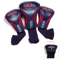Team Golf NCAA Ole Miss Rebels Contour golfklub fejfedok (3 darab) 1 3 s X szmozssal, illik a tlmretezett soforkhz, segdprogramokhoz s haj