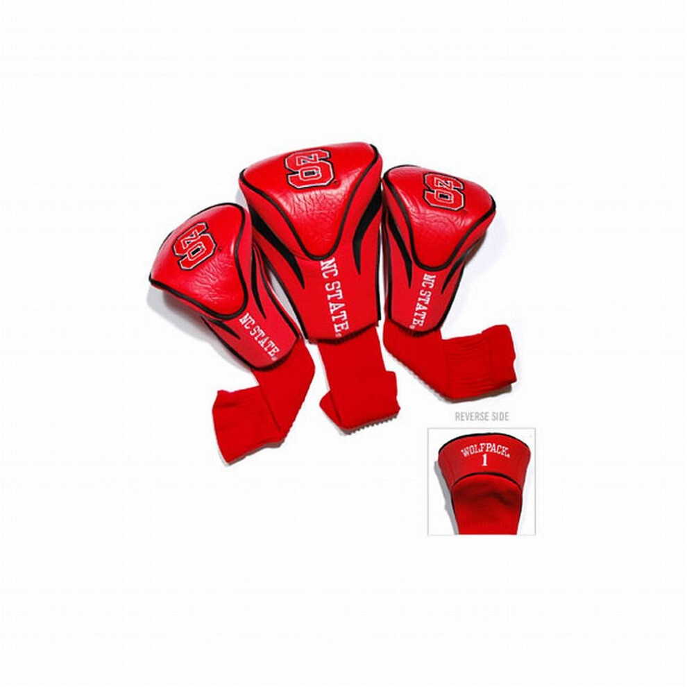 Photos - Golf Team  NCAA NC State Wolfpack Contour  Club Headcovers  Numbered 1 3 & X Fits Oversized Drivers Utility Resc(3 Count)