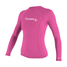 O'Neill UV 50+ Sonnenschutz Damen Basic Skins Langarm Crew Sonnen Shirt Rash Guard, Fox Pink, XS