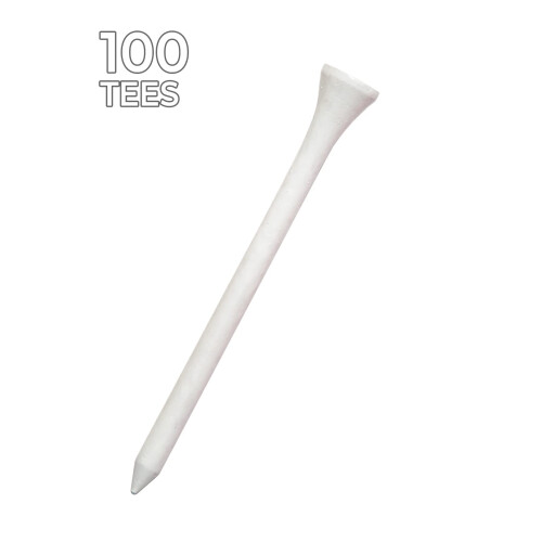 Pride Golf Tee 2-3/4 tommer Deluxe Tee Hvid 2