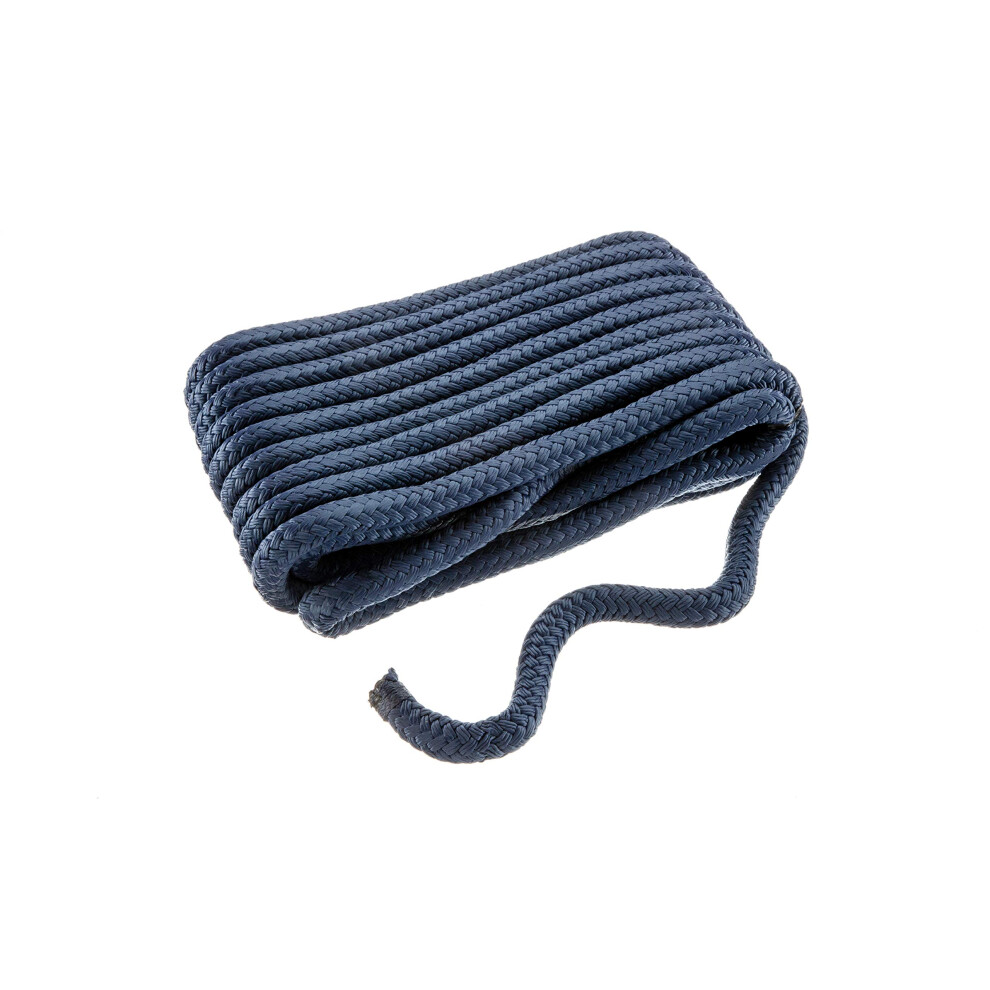 Seachoice Double-Braid Nylon Dock Line w/Eye Splice  Pre-Shrunk  Heat Stabilized  5/8 in. X 35 Ft.  Navy Blue-image-OPC-PGC7KNF-NEW