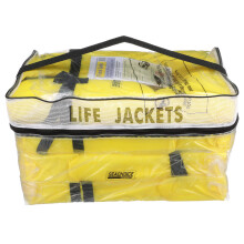 Seachoice Reddingsvest Type II Persoonlijk Drijfmiddel Geel Volwassenen 4-Pack met Tas